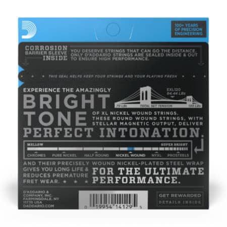 D'Addario EXL120 Nickel Wound Electric Guitar Strings, Super-Light, 09-42 - Image 2