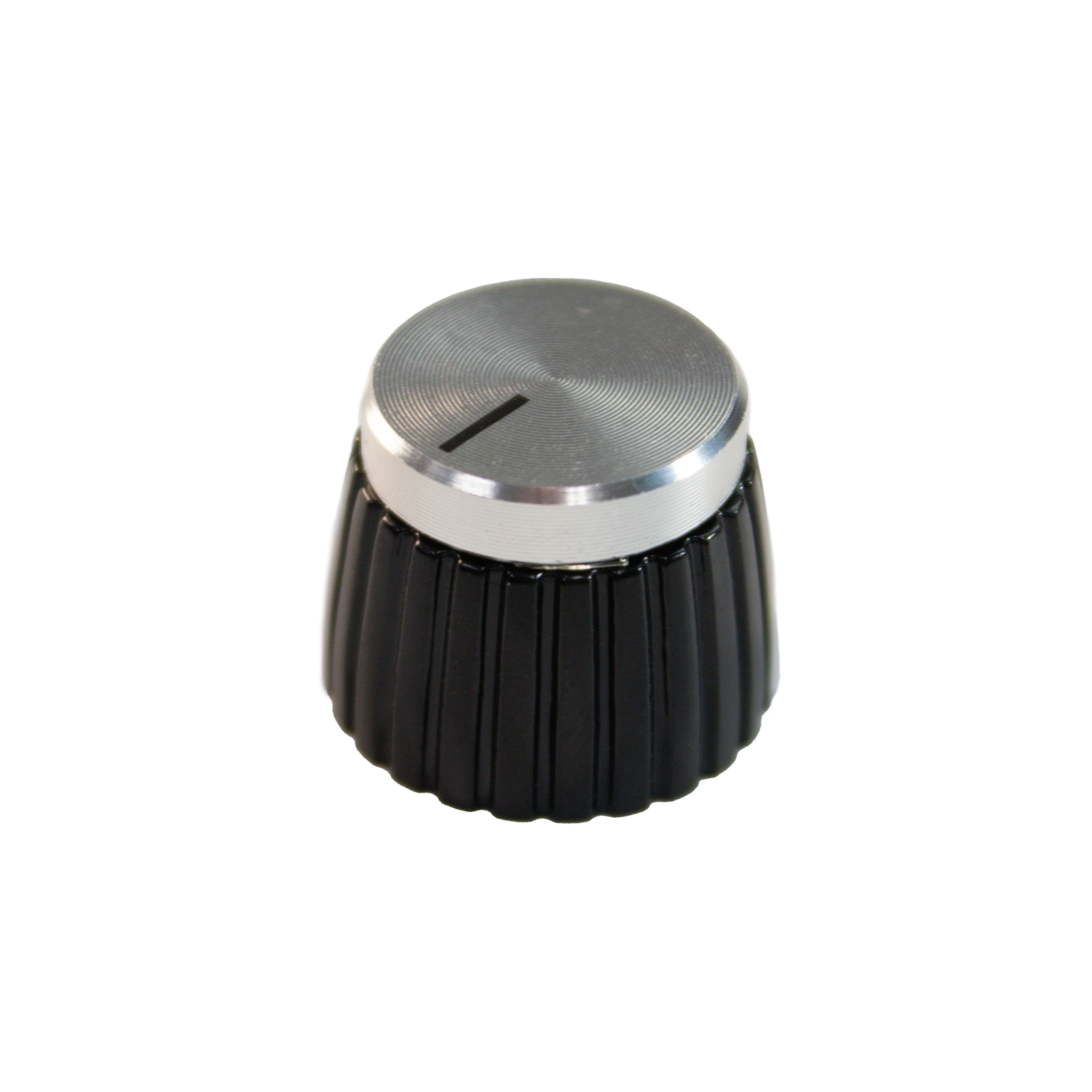 Mojotone British Style Set Screw Knob (Silver)