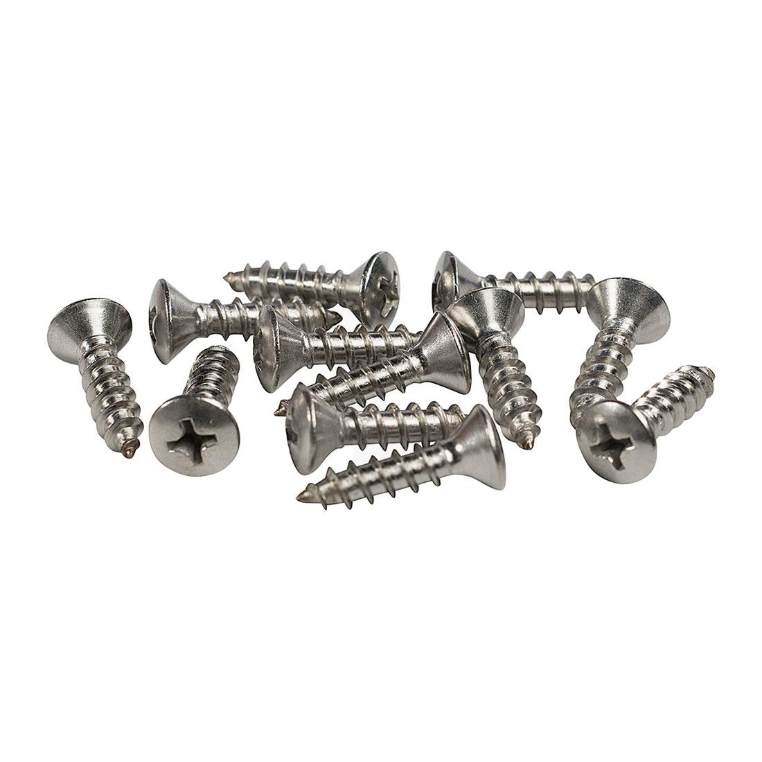 Stainless Oval Head Phillips Screw For Cabinet Corners (Set of 12)