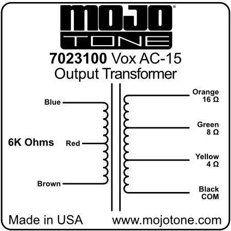 VOX Style AC-15 Output Transformer - Image 2